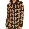 Anne Klein Large Houndstooth Blouse Women -Halston Kel Shop 1050029186 RLLD 1