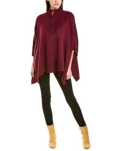 Anne Klein Mock Neck Poncho Women
