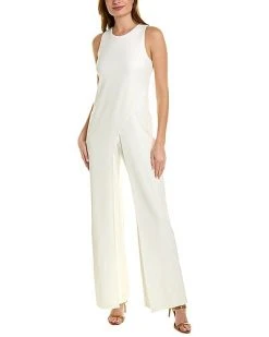 Adrianna Papell Crepe Jumpsuit Women
