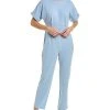 Alexia Admor Sadie Boatneck Tapered Jumpsuit Women -Halston Kel Shop 1050530310 RLLD 1