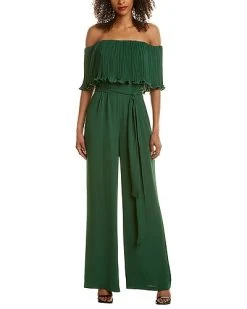Halston Heritage Pleated Jumpsuit Women