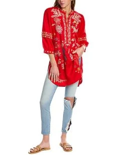 Johnny Was BIYA Azusa Linen Tunic Women