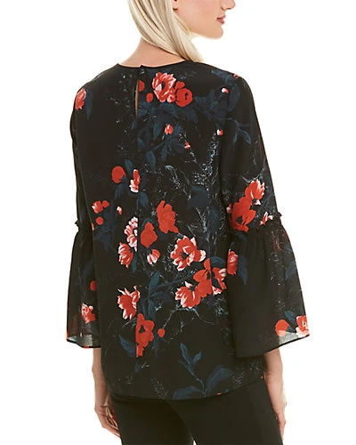 Lafayette 148 New York Roslin Silk Blouse Women 4 Lafayette 148 New York Roslin Silk Blouse Women - Image 2