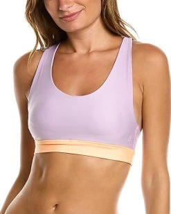 WeWoreWhat Solid Scoop Bra Top Women