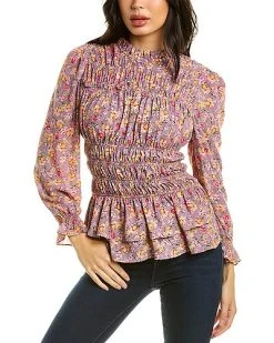 Gracia Smocked Blouse Women