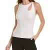 Elie Tahari High Neck Cross Strap Tank Women -Halston Kel Shop 1411073345 RLLD 1