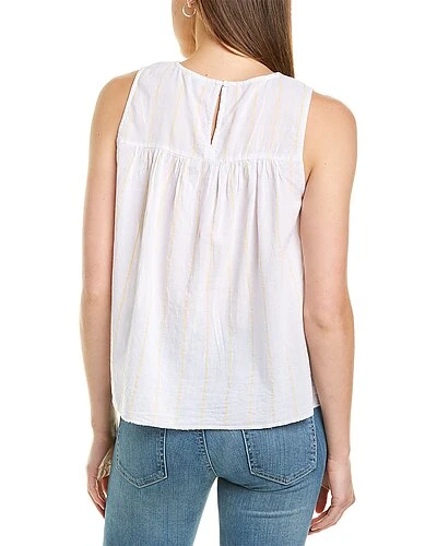 Lilla P Smocked Stripe Tank Women 4 Lilla P Smocked Stripe Tank Women - Image 2