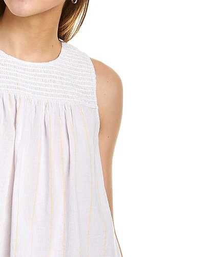 Lilla P Smocked Stripe Tank Women 5 Lilla P Smocked Stripe Tank Women - Image 3
