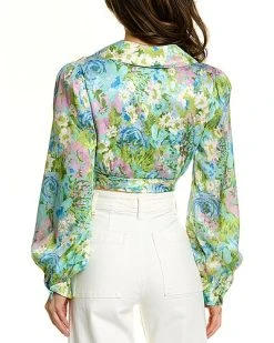 Ronny Kobo Demna Silk-Blend Top Women -Halston Kel Shop 1411083480 RLLD 2