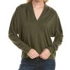 Lilla P Split Collar Dolman Top Women -Halston Kel Shop 1411103218 RLLD 1