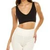 WeWoreWhat Solid V-Neck Bra Top Women