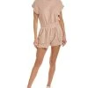 Vintage Havana Washed Texture Terry Romper Women -Halston Kel Shop 1411142766 RLLD 1