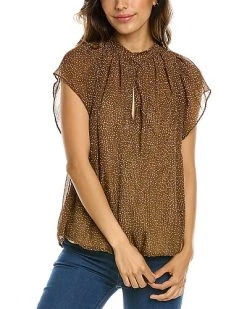 Vince Starry Dot Blouse Women