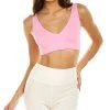 WeWoreWhat Solid V-Neck Bra Top Women -Halston Kel Shop 1411151487 RLLD 1