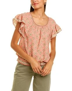 Max Studio Bubble Hem Top Women