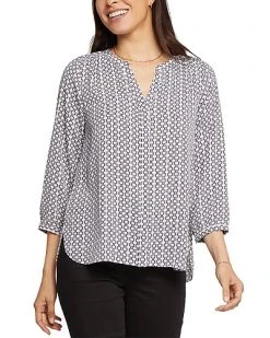NYDJ Pintuck Blouse Women