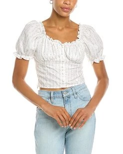 70/21 Ruffle Sleeve Top Women