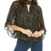Vince Camuto Hiffon Foil Dot Top Women -Halston Kel Shop 1411215924 RLLD 1