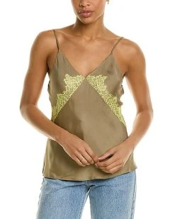 Rag & Bone Logan Lace Silk-Blend Cami Women