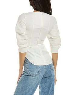 STELLA MCCARTNEY Fiona Linen-Blend Top Women -Halston Kel Shop 1411256589 RLLD 2