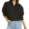 WeWoreWhat Cropped Knit 1/4-Zip Pullover Women -Halston Kel Shop 1411257385 RLLD 1