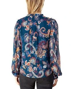 Hale Bob Ruffle Neck Top Women -Halston Kel Shop 1411260550 RLLD 2