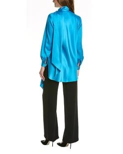 Oscar De La Renta De La Renta Cowl Neck Blouse Women -Halston Kel Shop 1411261244 RLLD 2