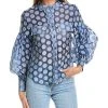 Gracia Sheer Polka Dot Blouse Women -Halston Kel Shop 1411286903 RLLD 1