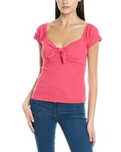 Halston Kel Shop 33 1.STATE Knot Front Top Women