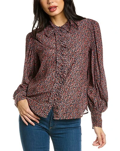 Rebecca Taylor Wren Fleur Silk Blouse Women 3 Rebecca Taylor Wren Fleur Silk Blouse Women