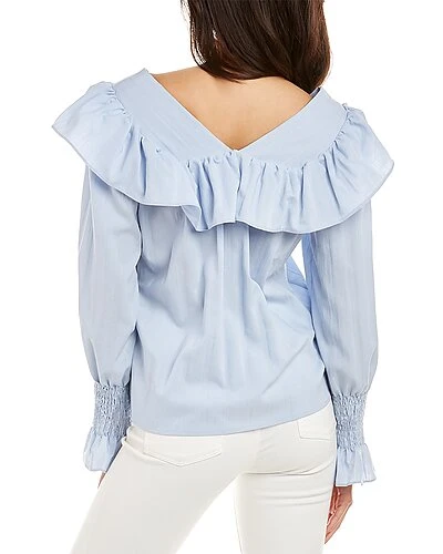 Beulah Smocked Ruffle Top Women 4 Beulah Smocked Ruffle Top Women - Image 2