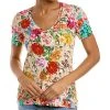 Johnny Was Lace Garden Favorite T-Shirt Women -Halston Kel Shop 1411321333 RLLD 1