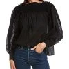 Rebecca Taylor Smocked Blouse Women -Halston Kel Shop 1411321916 RLLD 1