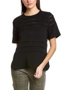 Gracia Ladder Stitch Top Women
