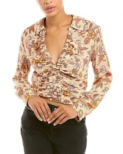FREE PEOPLE I Got You Printed Top Women