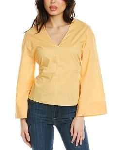 Vince Double V-Neck Top Women