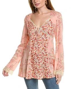 FREE PEOPLE Odette Printed Tunic Women