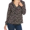 Vince Camuto Ruffle Front Blouse Women 2 Vince Camuto Ruffle Front Blouse Women -Halston Kel Shop 1411362728 RLLD 1