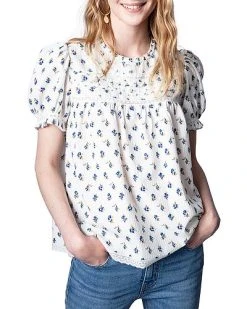 Zadig & Voltaire Tua Dobby Light Flow T-shirt Women