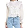 70/21 Crochet Popover Blouse Women -Halston Kel Shop 1411391837 RLLD 1