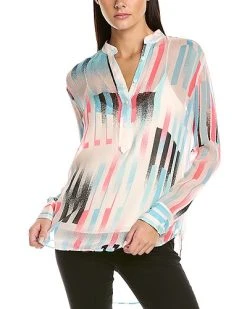 Rag & Bone Scarlet Silk-Blend Blouse Women