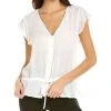 Vince Camuto Flutter Sleeve Top Women -Halston Kel Shop 1411422866 RLLD 1