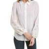 Elie Tahari Crinkle Embroidered Shirt Women -Halston Kel Shop 1411424607 RLLD 1