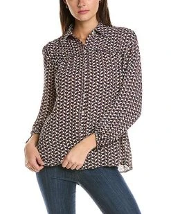 Max Studio 3/4-Sleeve Top Women