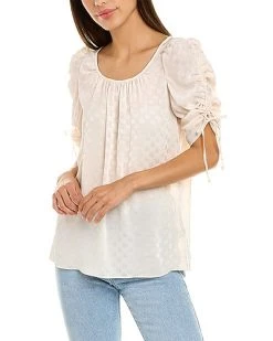 Max Studio Ruched Blouse Women