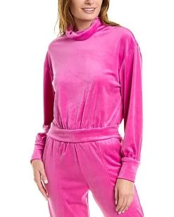 1.STATE Velour Turtleneck Women