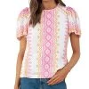 Hale Bob Embroidered Top Women -Halston Kel Shop 1411462283 RLLD 1