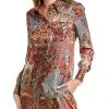 Elie Tahari Paisley Utility Shirt Women -Halston Kel Shop 1411477814 RLLD 1