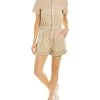 Ba&sh Daquiri Linen-Blend Romper Women -Halston Kel Shop 1411479908 RLLD 1