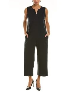 EILEEN FISHER Cropped Wide Jumpsuit Women